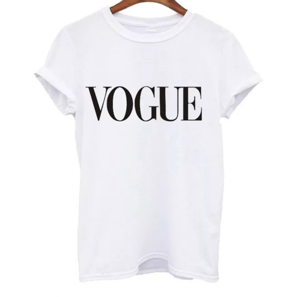 VOGUE Graphic Short Sleeve T-shirt Tee - Picture 5 of 6